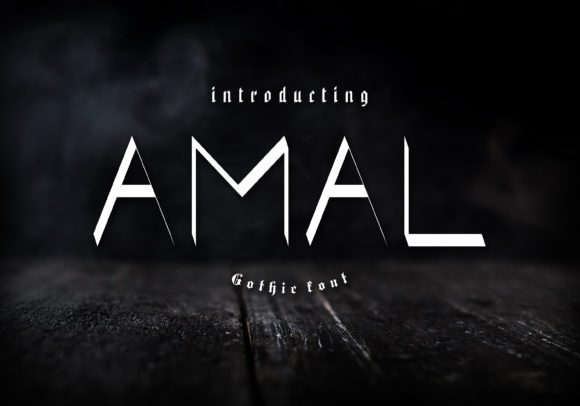 Amal: A Geometric Display Font for Creative Makers