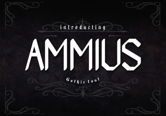 Ammius: A Bold Display Font for Creative Makers