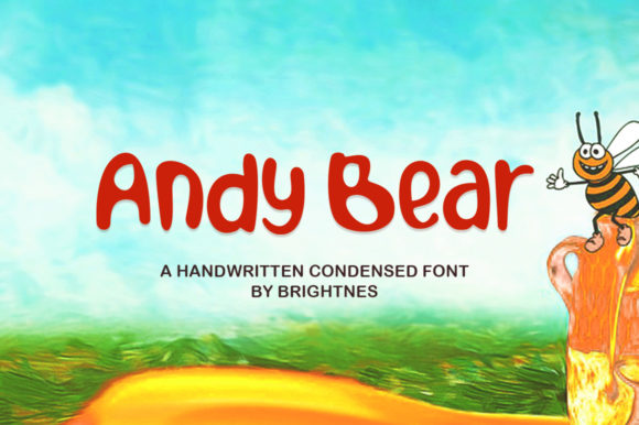 Andy Bear: A Joyful Display Font for Web Design