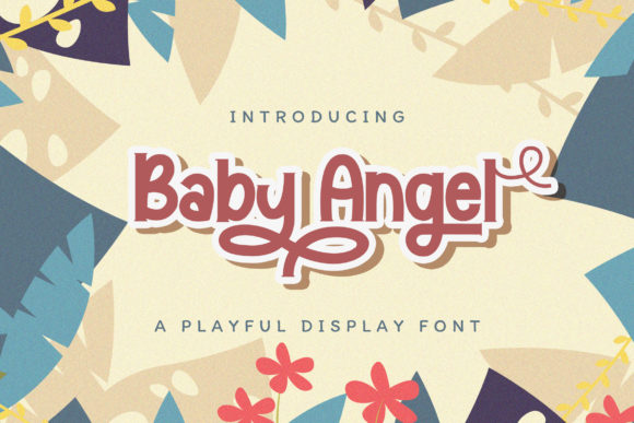 Baby Angel Font for Creative Handmade Projects