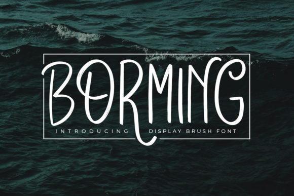 Borming Font: A Stylish Display Typeface for Creative Projects