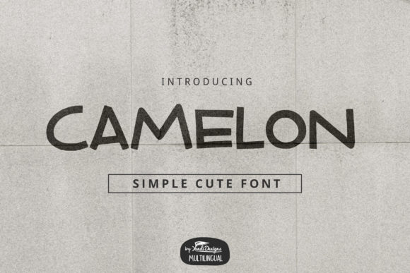 Camelon: A Playful Display Font for Creative Web Projects