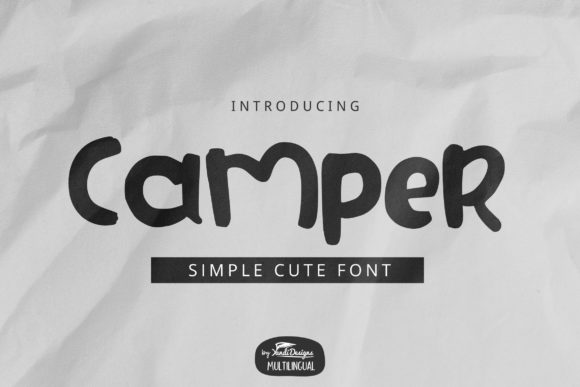 Camper Font for Playful and Engaging Editorial Design