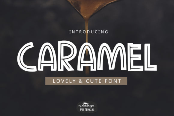 Caramel Display Font for Eye-Catching Digital Designs