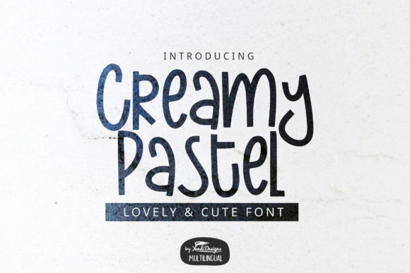 Creamy Pastel Font for Creative Projects and Branding