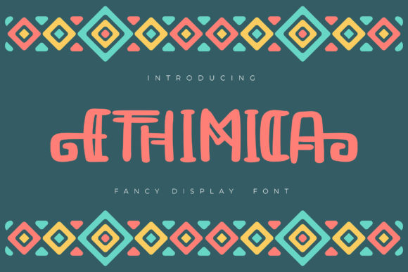 Ethimica: A Stylish Display Font for Branding and Design