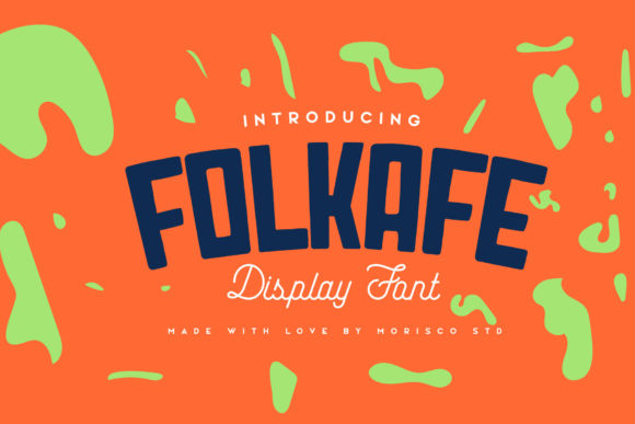 Folkafe Display Font for Handmade Creations