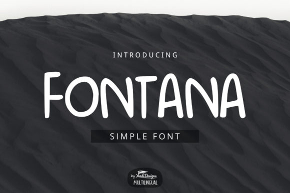 Fontana: A Playful Display Font for Creative Makers