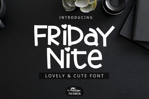 Friday Nite Font for Branding Projects and Creative Designs