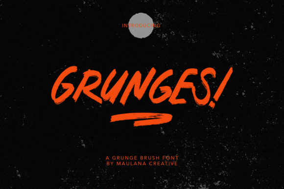 Grunges Font for Bold and Textured Craft Designs