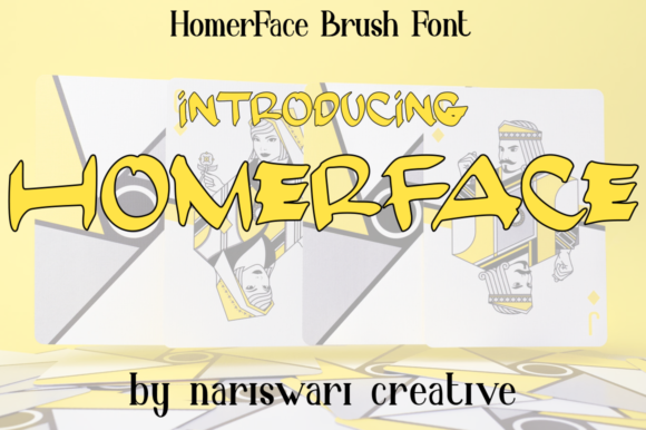 HomerFace Display Font for Bold Visual Impact