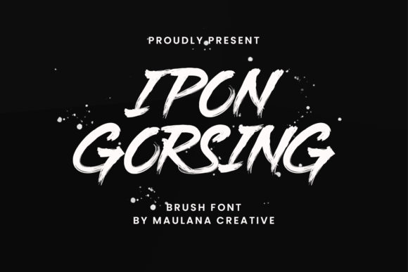 Ipon Gorsing Display Font for Bold Digital Design
