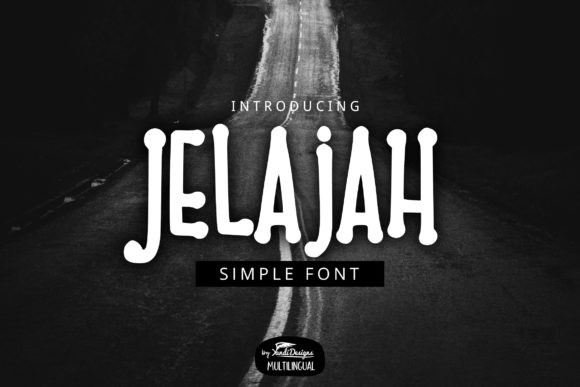 Jelajah Display Font for Editorial Projects