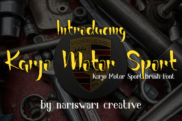 Karjo Motor Sport Font for Bold Branding and Professional Design