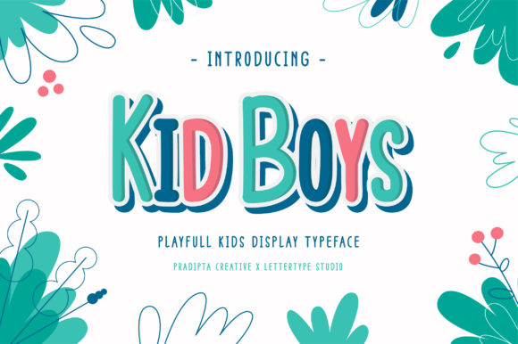 Kid Boys Font for Playful Editorial Designs