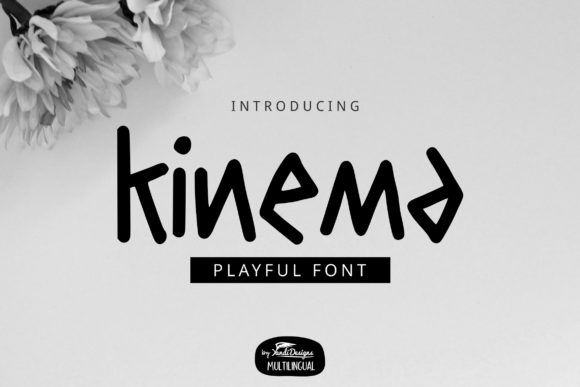 Kinema: A Playful Display Font for Creative Branding