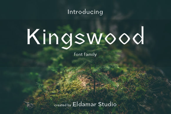 Kingswood Font for Bold Branding and Creative Projects