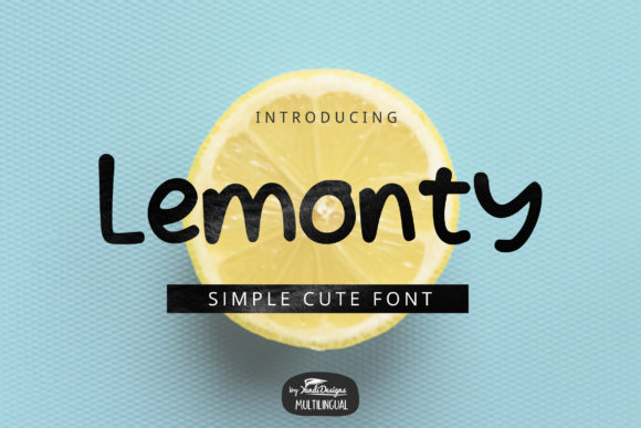 Lemonty Display Font for Web Projects