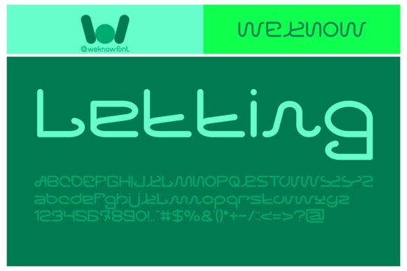 Letting Font for Handmade Creations and Commercial Designs