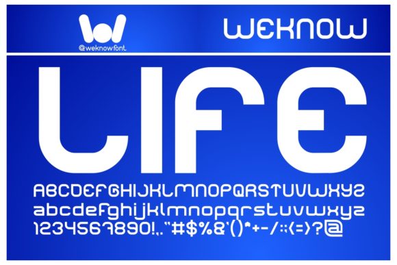 Life for Fun Font: A Modern Display Typeface for Craft Creators
