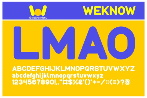 Lmao Display Font for Bold Digital Design