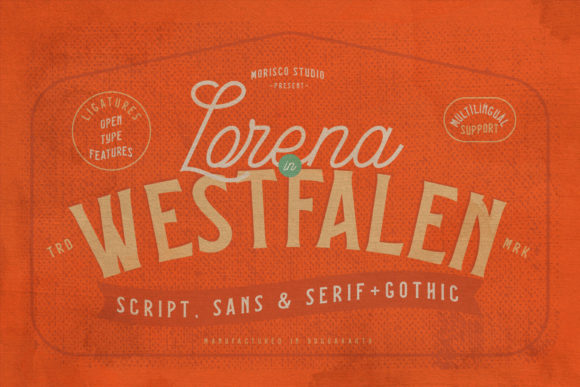 Lorena in Westfalen Font Review for Branding Projects