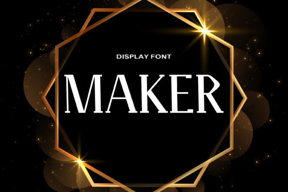 Maker Font: The Bold Typeface for Creative Product Makers