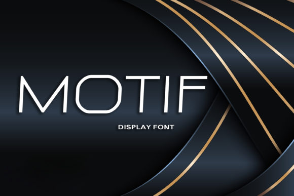 Motif: The Modern Display Font for High-Impact Campaigns