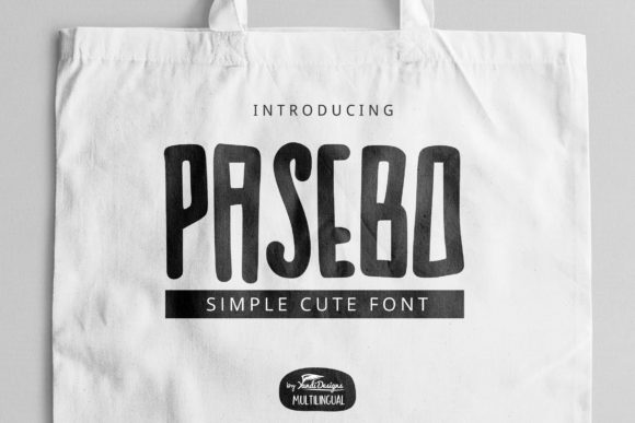 Pasebo: A Quirky Display Font for Creative Branding