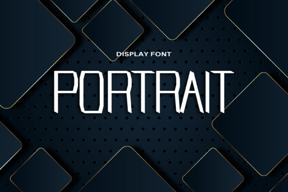 Portrait Typeface: The Futuristic Display Font for Modern Campaigns