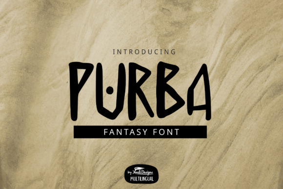 Purba: A Geometric Display Font for Creative Publishing