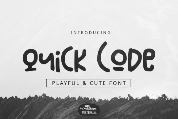 Quick Code Font for Business Branding and Creative Projects