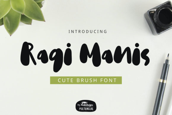 Ragi Manis Display Font for Modern Campaigns