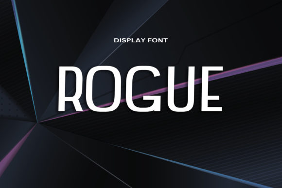 Rogue: The Bold Display Font for Futuristic Editorial Design