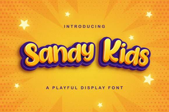 Sandy Kids Font for Joyful Branding Projects