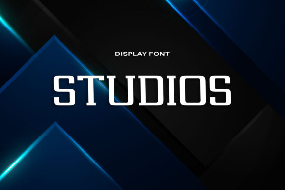 Studios: A Bold Display Typeface for Modern Editorial Design