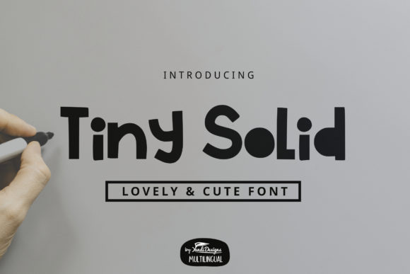 Tiny Solid: A Playful Display Font for Creative Makers