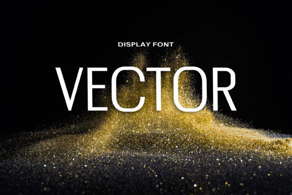 Vector: The Futuristic Display Font for Bold Branding