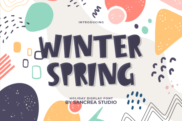 Winter Spring Font for Creative and Commercial Projects