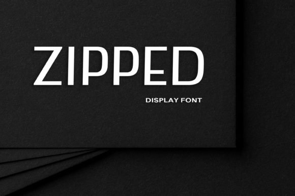 Zipped: A Modern Font for Professional Branding